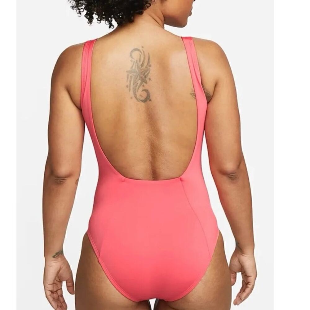 NEW NIKE‎ SEA CORAL ESSENTIAL U-BACK ONE PIECE SWIMSUIT sz xxl - Picture 2 of 7
